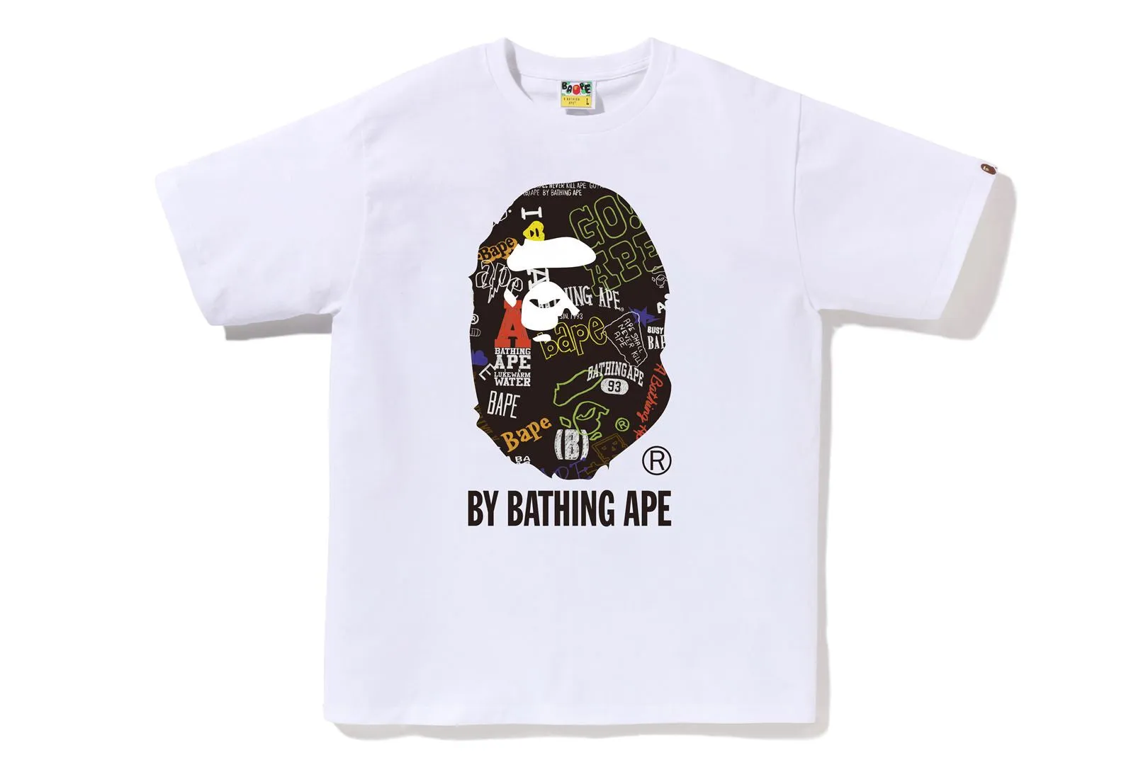 HAND DRAW PATTERN BY BATHING APE TEE sold by Bape