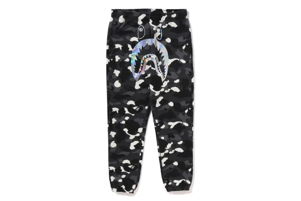 CITY CAMO SHARK SWEAT PANTS sold by Bape