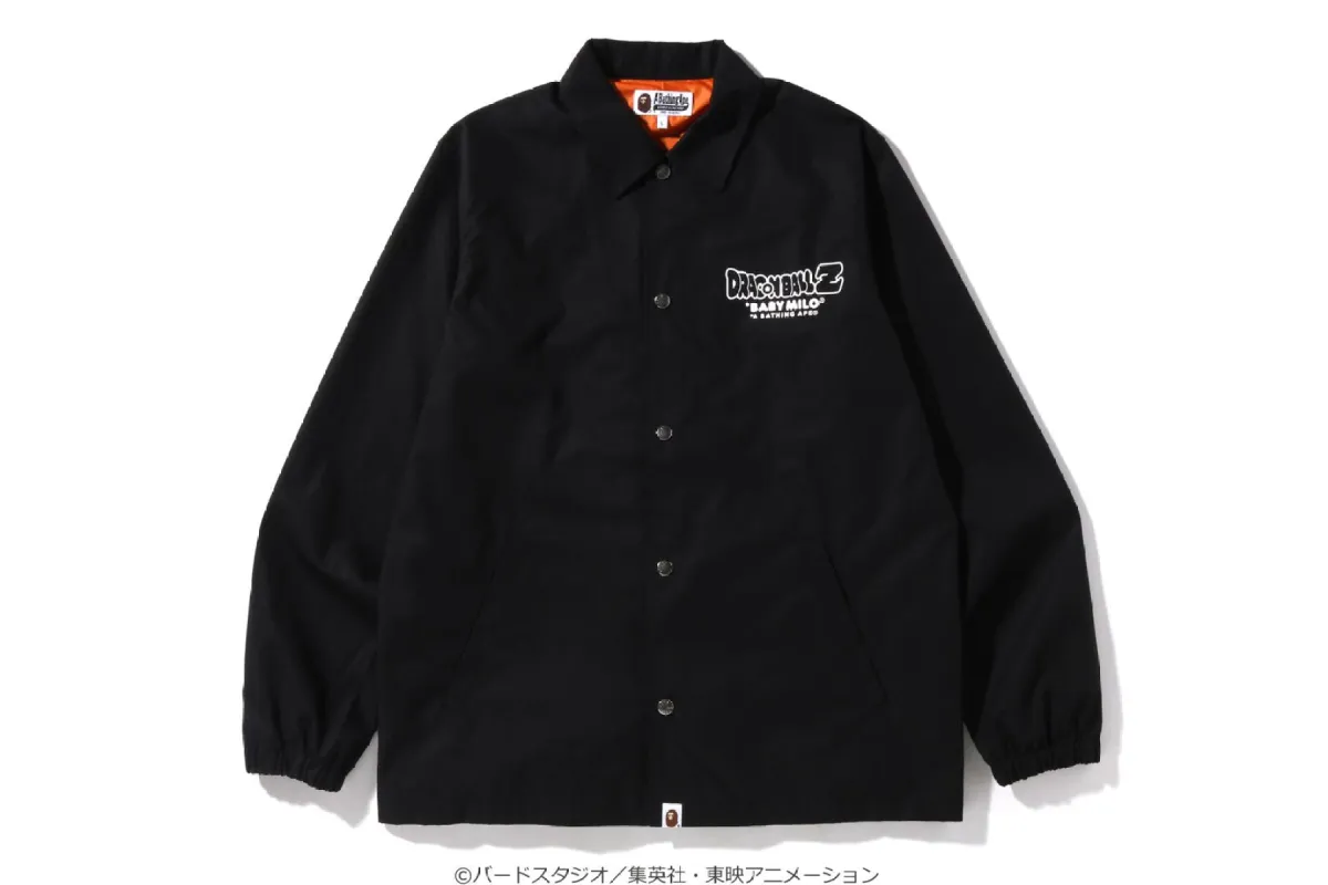 【 BAPE X DRAGON BALL Z 】COACH JACKET made by Bape