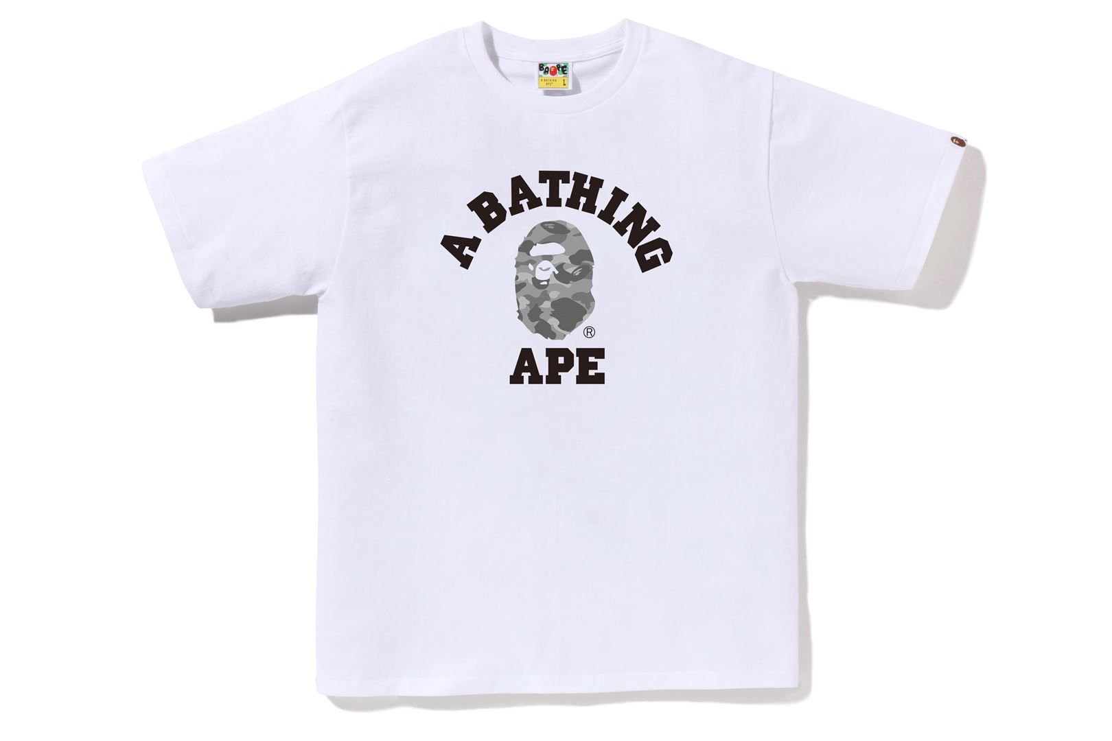 HONEYCOMB CAMO COLLEGE TEE sold by Bape product image thumbnail 3
