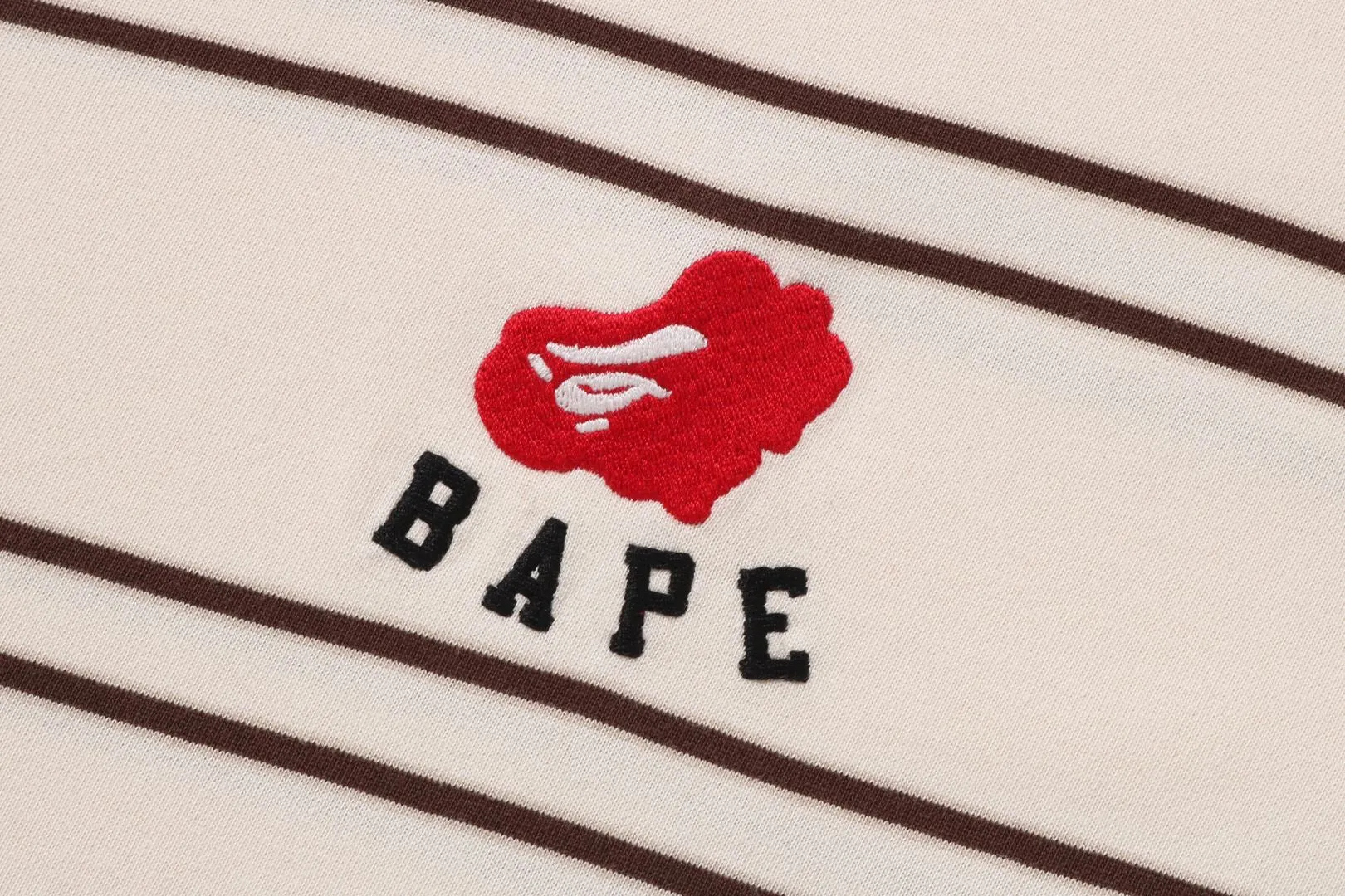 APE HEART HOOP L/S TEE sold by Bape product image thumbnail 4