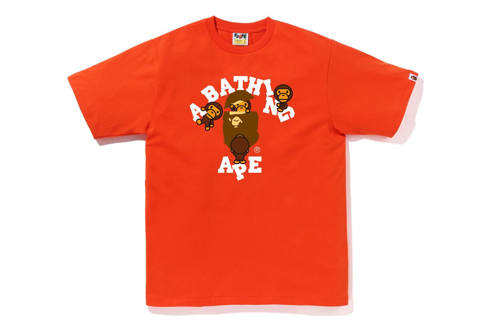 COLLEGE MILO TEE sold by Bape product image thumbnail 5