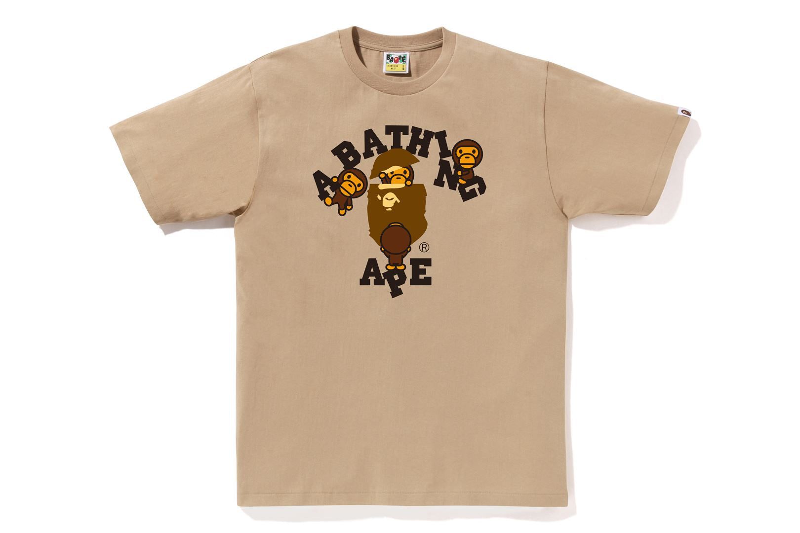 COLLEGE MILO TEE sold by Bape
