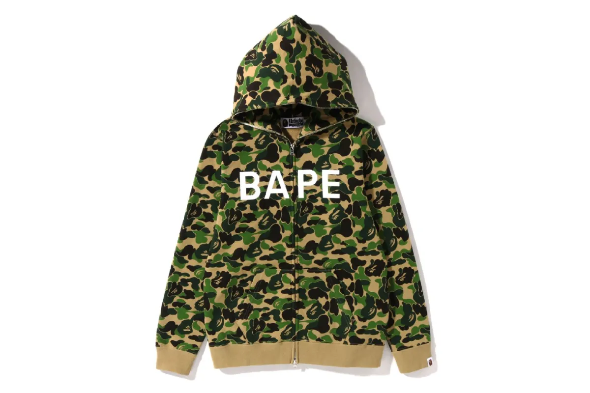 ABC CAMO BAPE FULL ZIP HOODIE sold by Bape