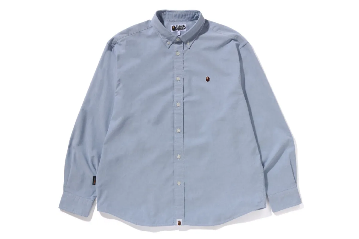 ONE POINT OXFORD LS SHIRT sold by Bape
