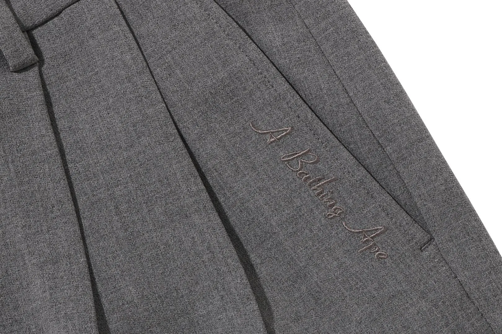 APE HEAD ONE POINT 2 TUCK PANTS sold by Bape product image thumbnail 3