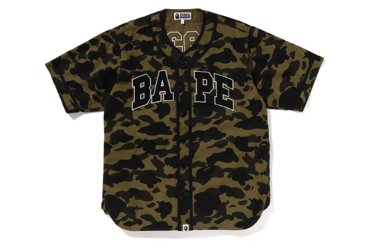 1ST CAMO BASEBALL SHIRT sold by Bape