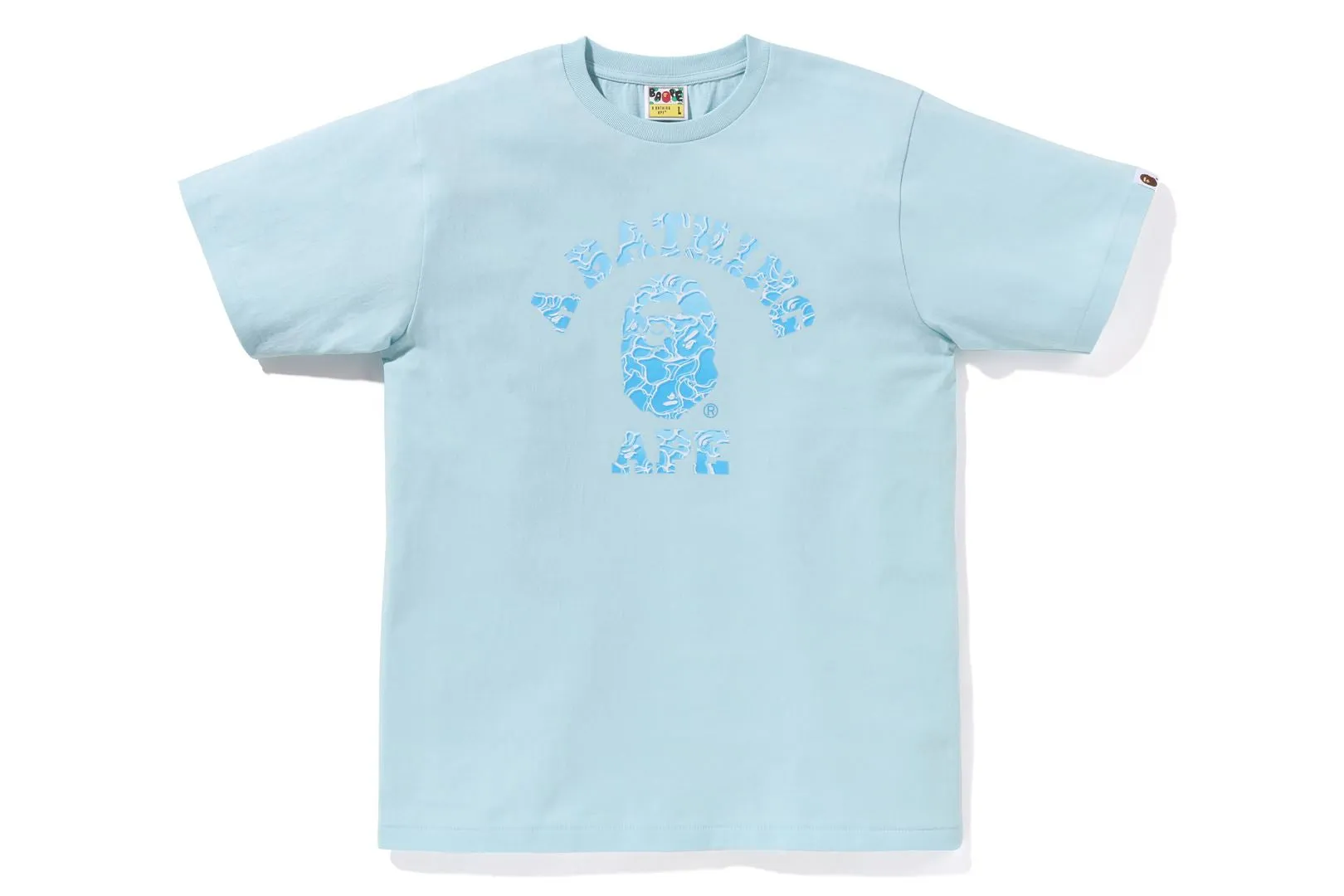 ABC SEA SURFACE CAMO COLLEGE TEE sold by Bape product image thumbnail 5