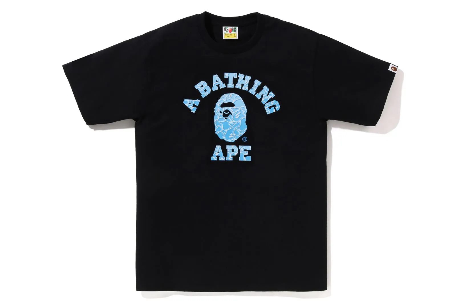 ABC SEA SURFACE CAMO COLLEGE TEE sold by Bape