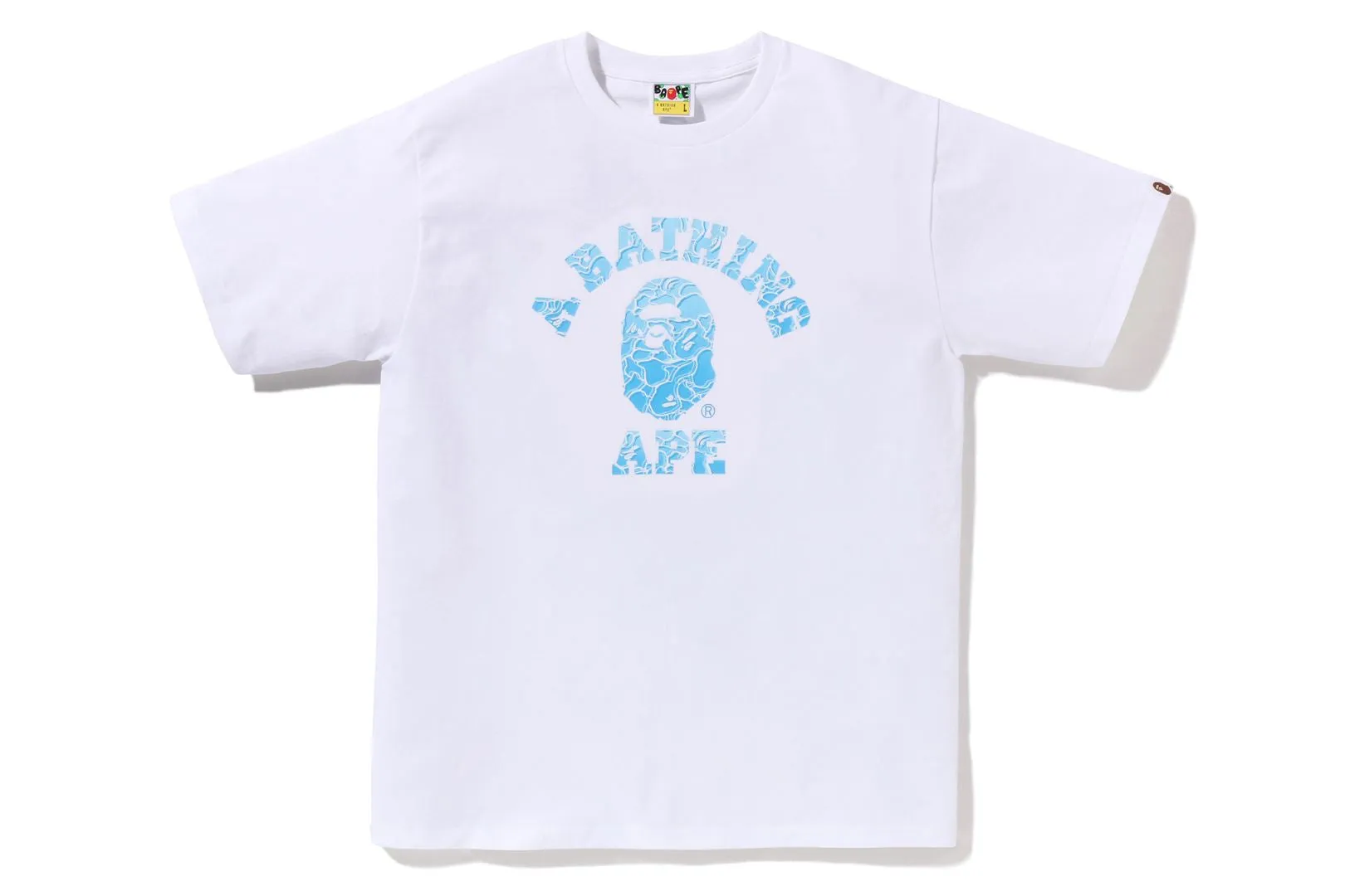 ABC SEA SURFACE CAMO COLLEGE TEE sold by Bape product image thumbnail 3