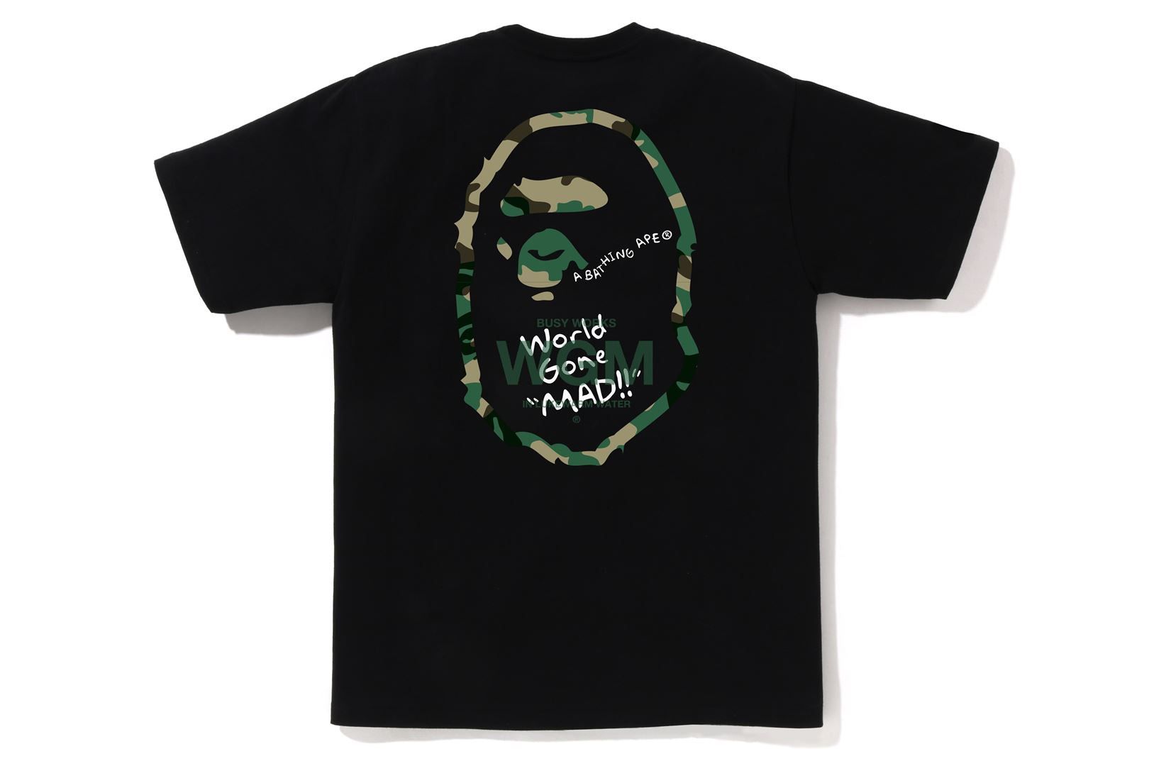WOODLAND CAMO WGM APE HEAD TEE sold by Bape product image thumbnail 2