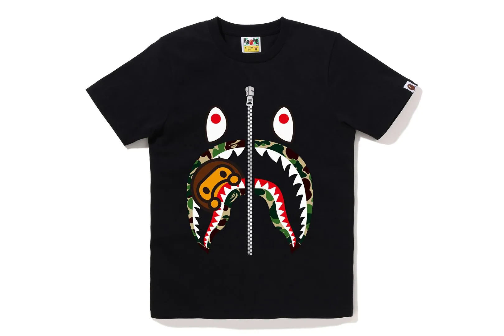 ABC CAMO MILO SHARK TEE sold by Bape product image thumbnail 5
