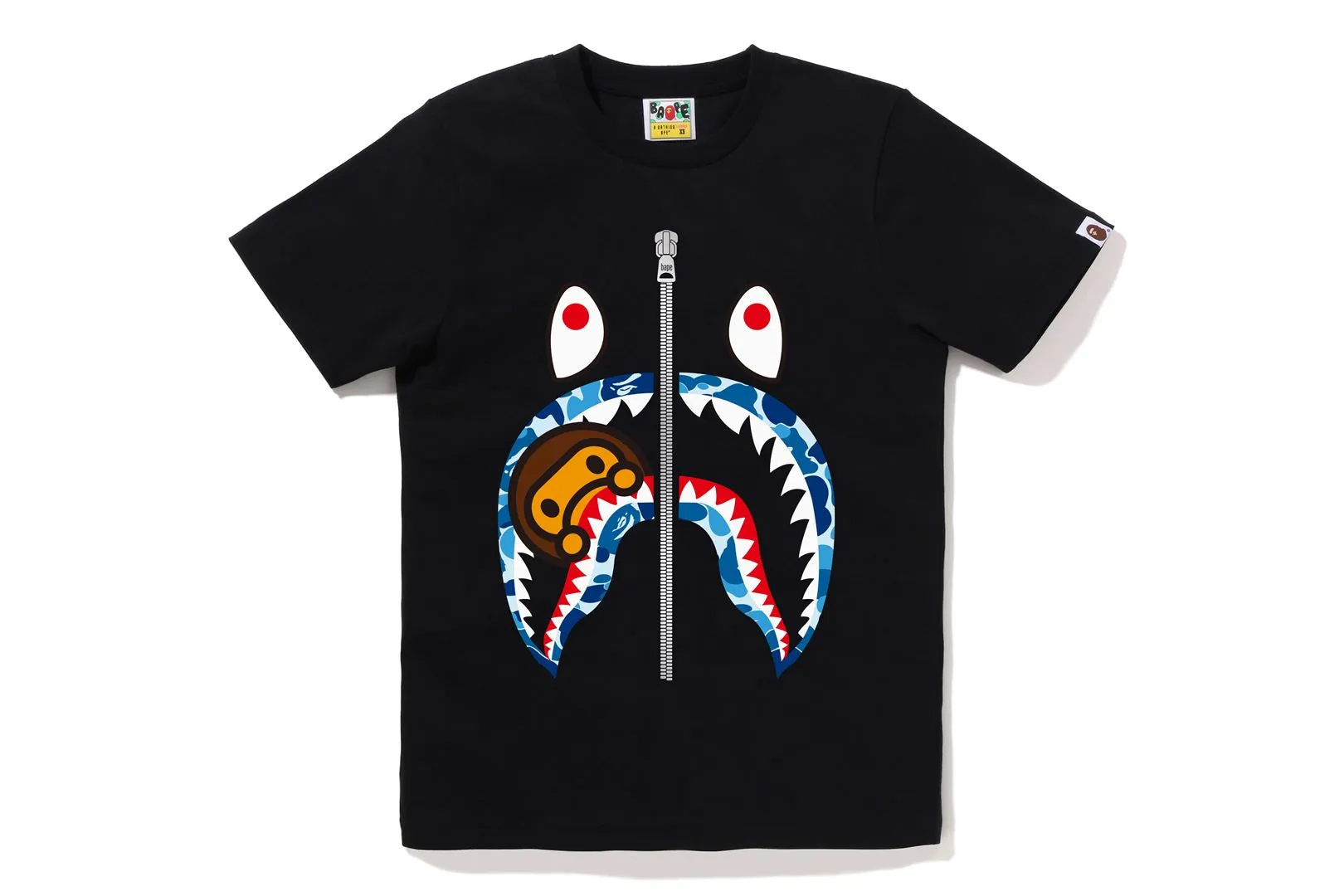 ABC CAMO MILO SHARK TEE sold by Bape product image thumbnail 4