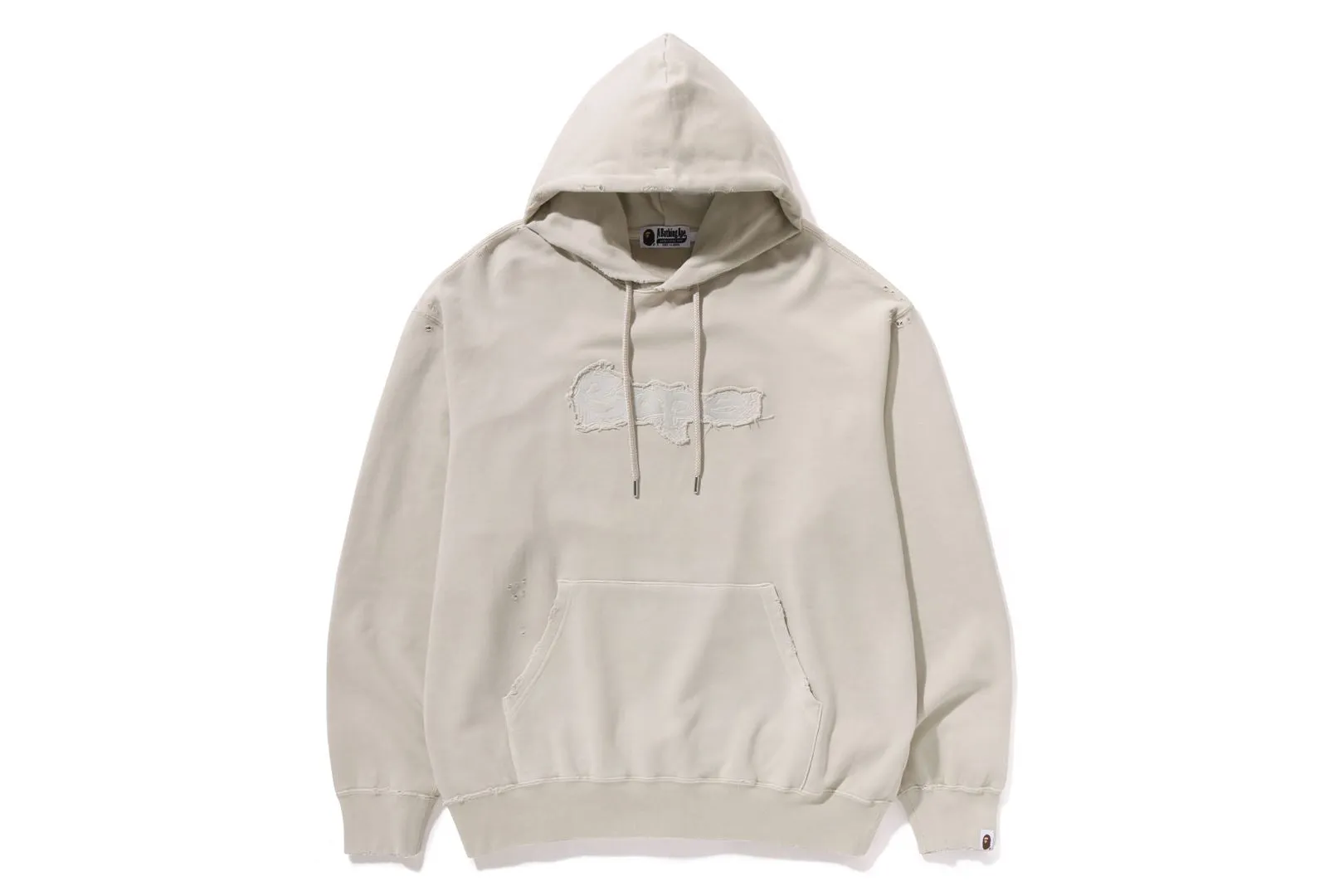 DESTROYED GARMENT DYED PULLOVER HOODIE sold by Bape product image thumbnail 4