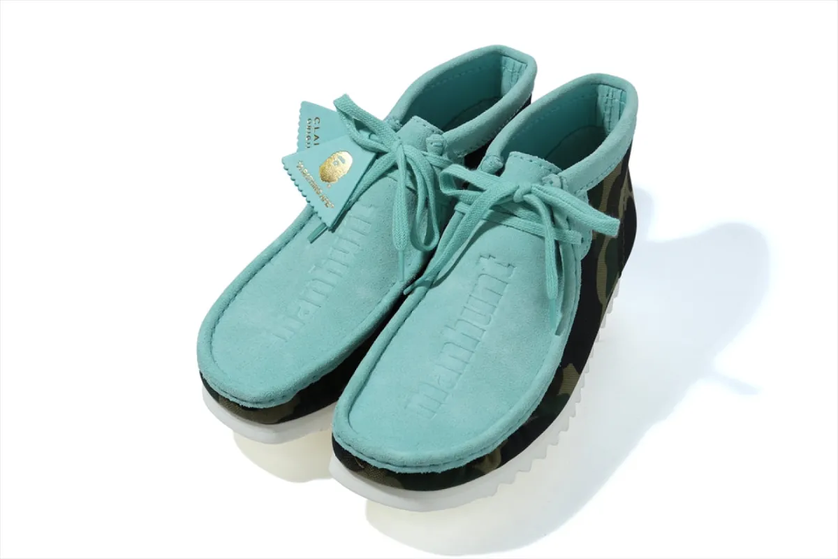 【 BAPE X CLARKS 】WALLABEE BOOTS sold by Bape