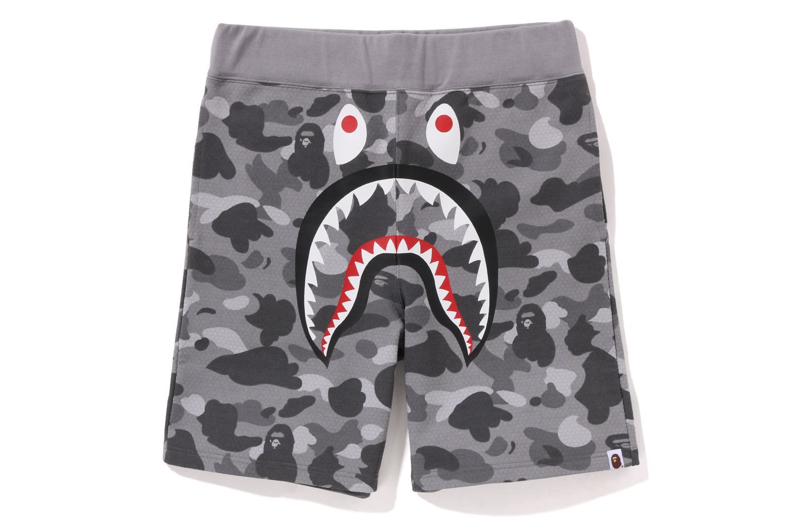 HONEYCOMB CAMO SHARK SWEAT SHORTS sold by Bape product image thumbnail 4