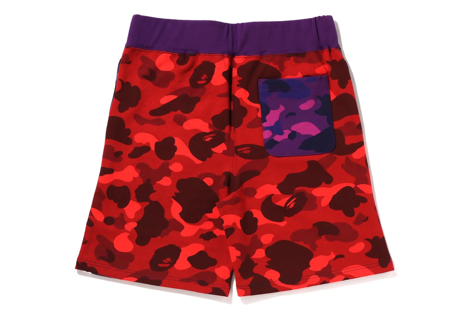 CRAZY CAMO SHARK SWEAT SHORTS sold by Bape product image thumbnail 5