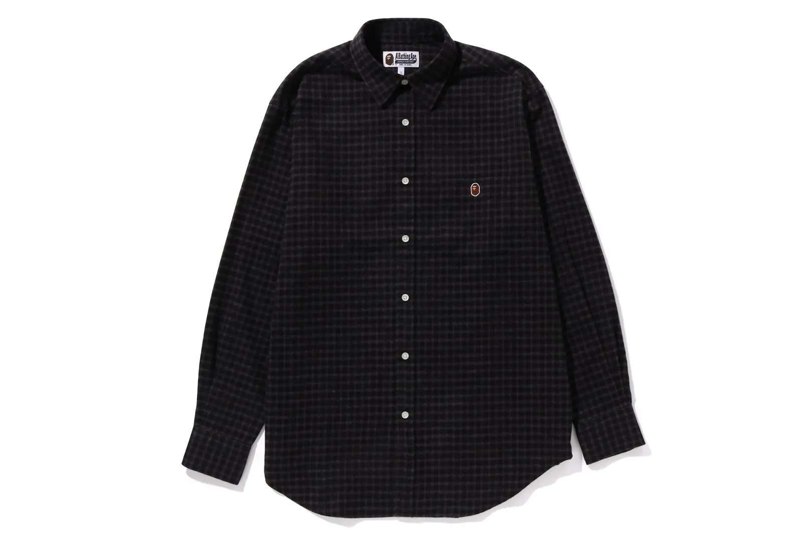 BAPE APPLIQUE CHECK SHIRT sold by Bape