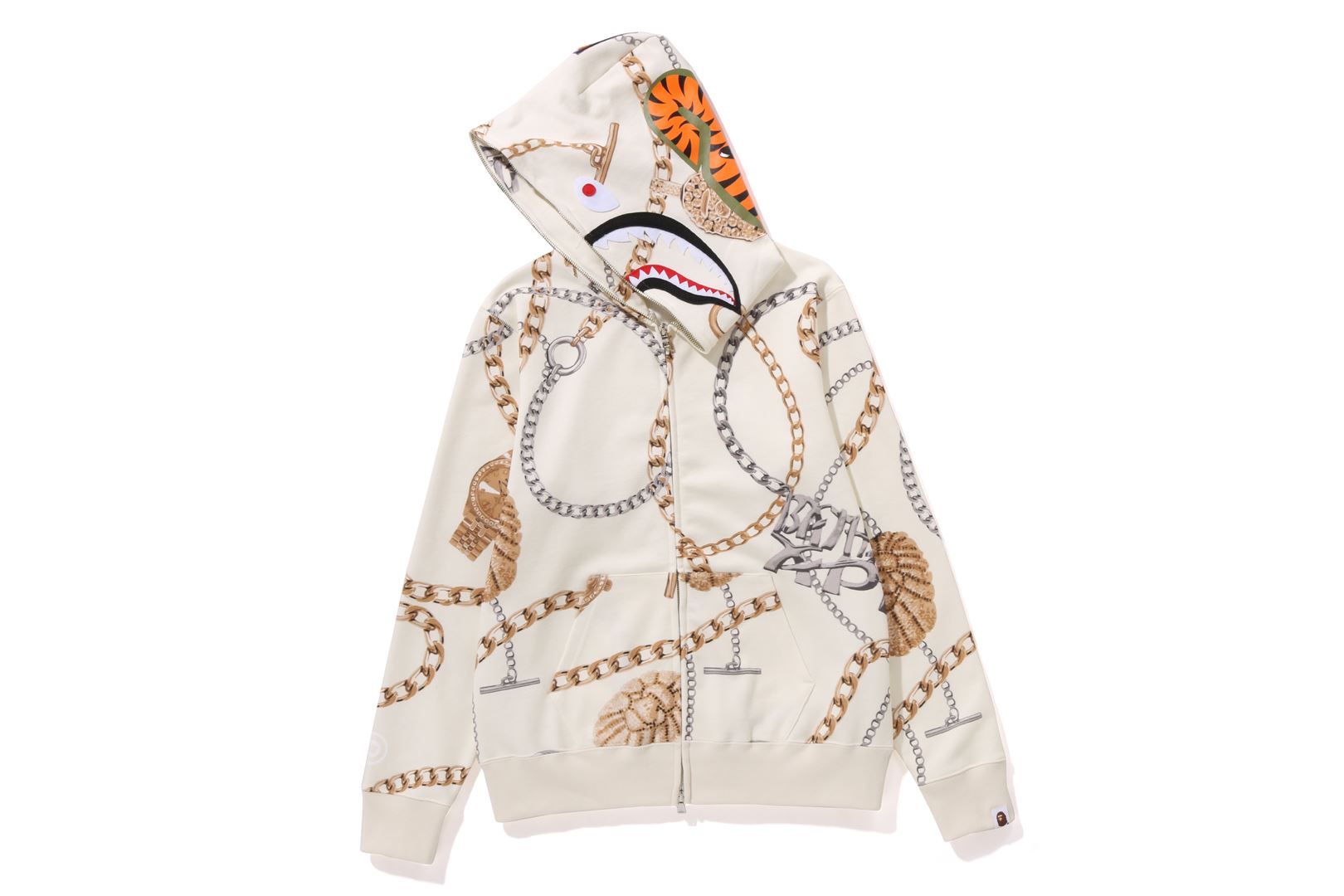 BAPE JEWELS SHARK FULL ZIP HOODIE sold by Bape product image thumbnail 4