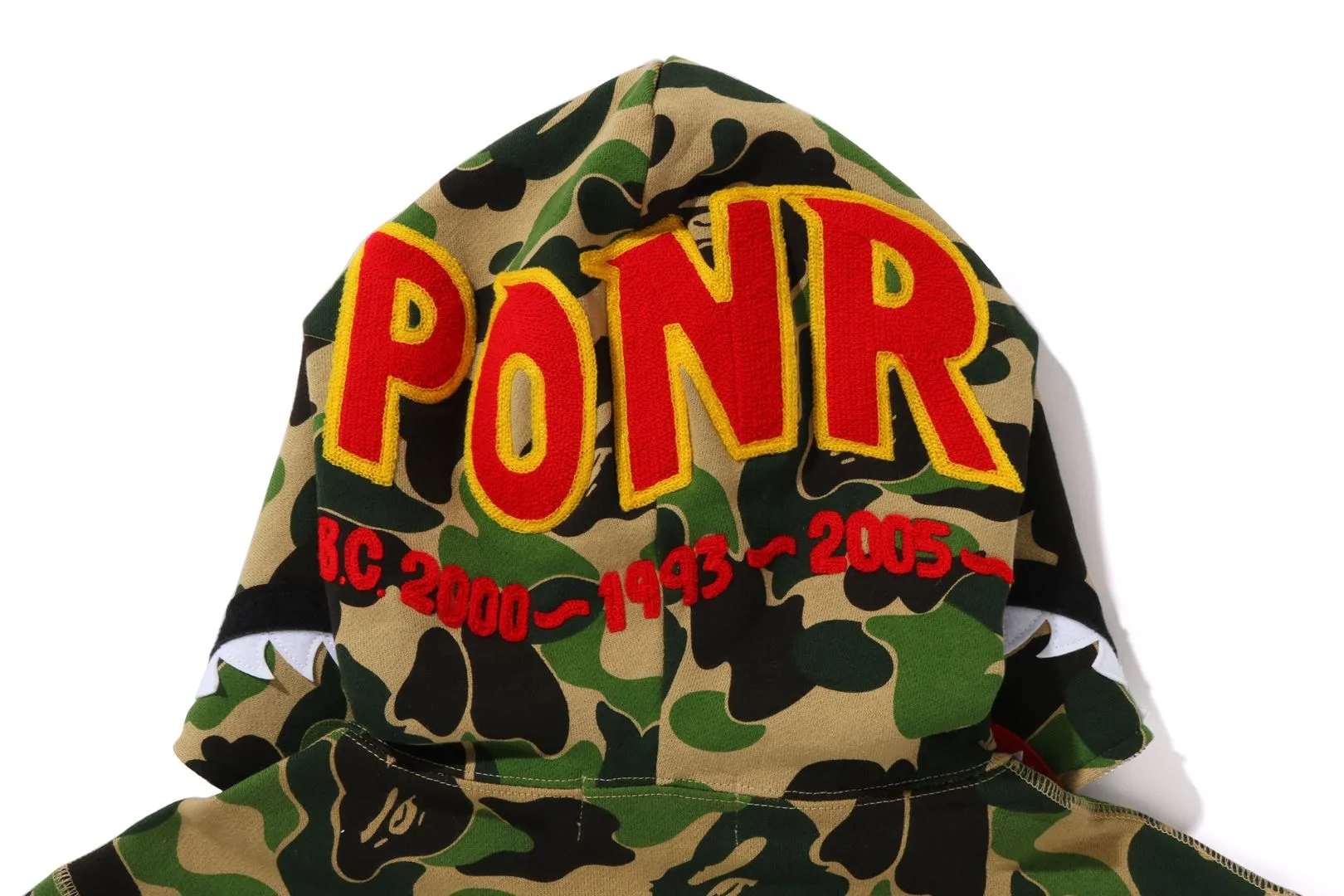 ABC CAMO SHARK FULL ZIP HOODIE sold by Bape product image thumbnail 3