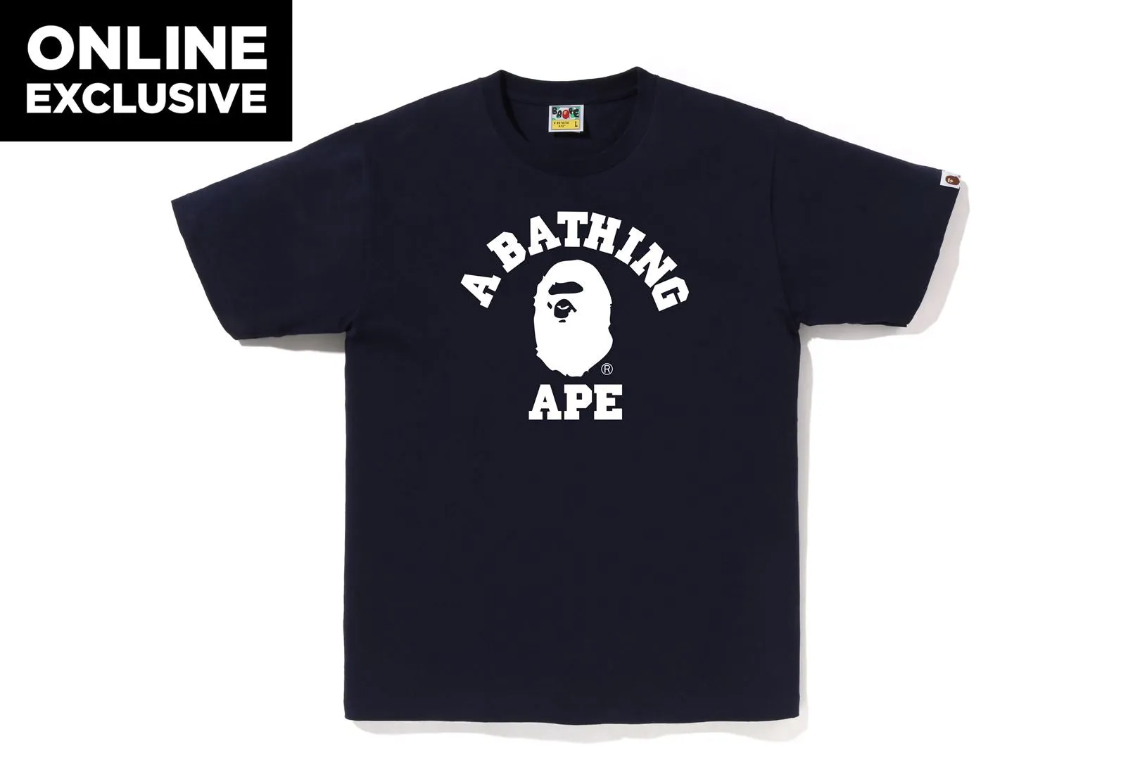 BICOLOR COLLEGE TEE sold by Bape