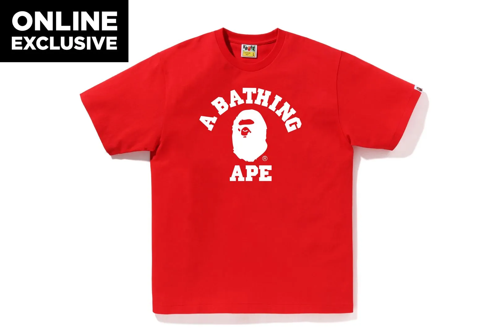 BICOLOR COLLEGE TEE sold by Bape product image thumbnail 4