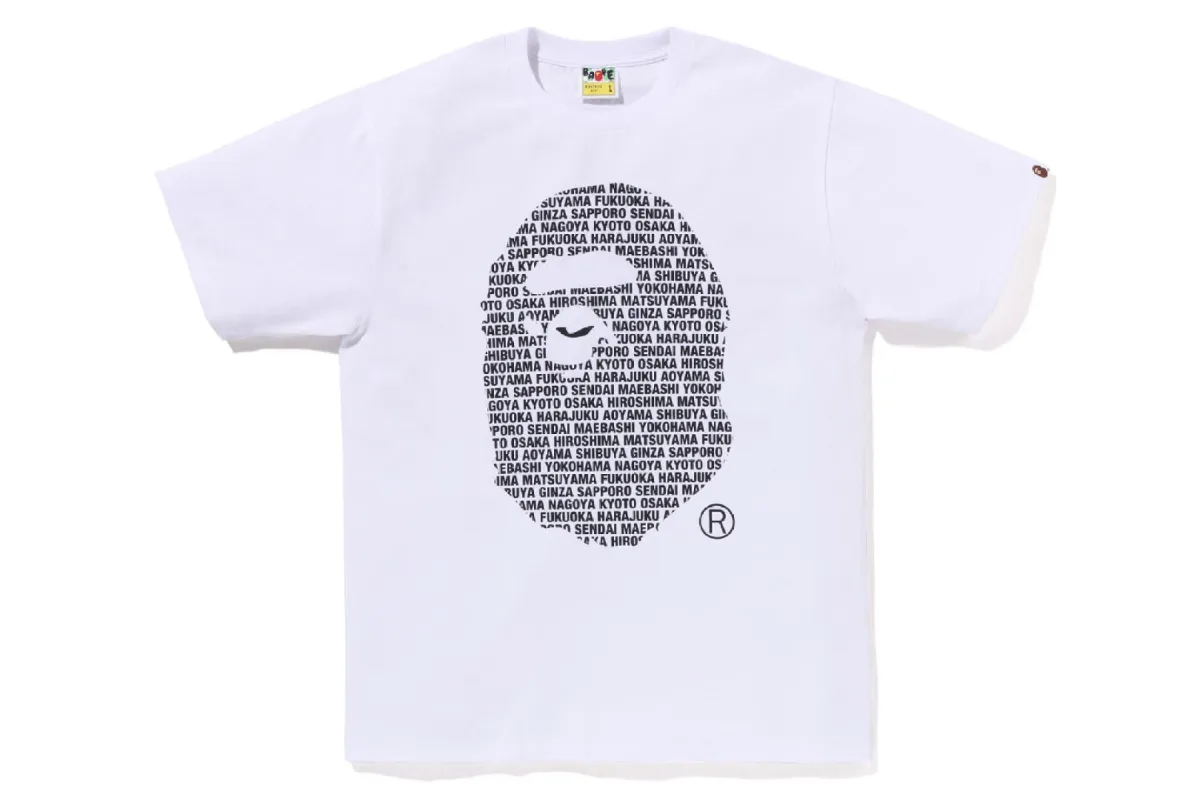 BAPE X GOD SELECTION XXX 】APE HEAD TEE | Parallel