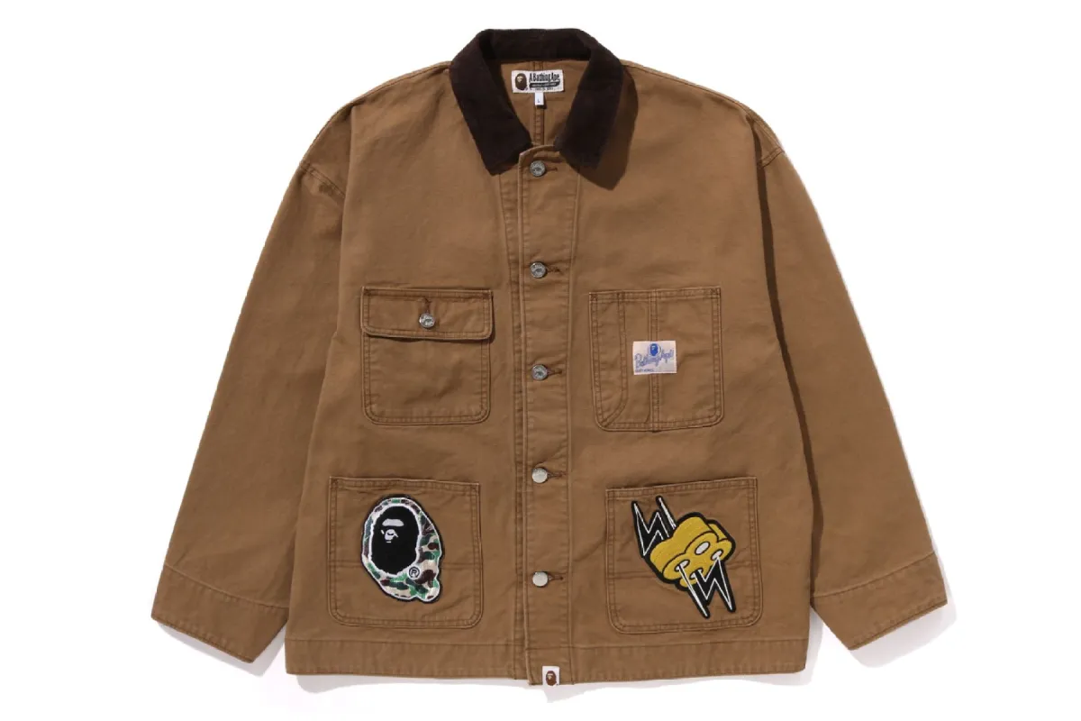 WASHED DUCK COVERALL sold by Bape