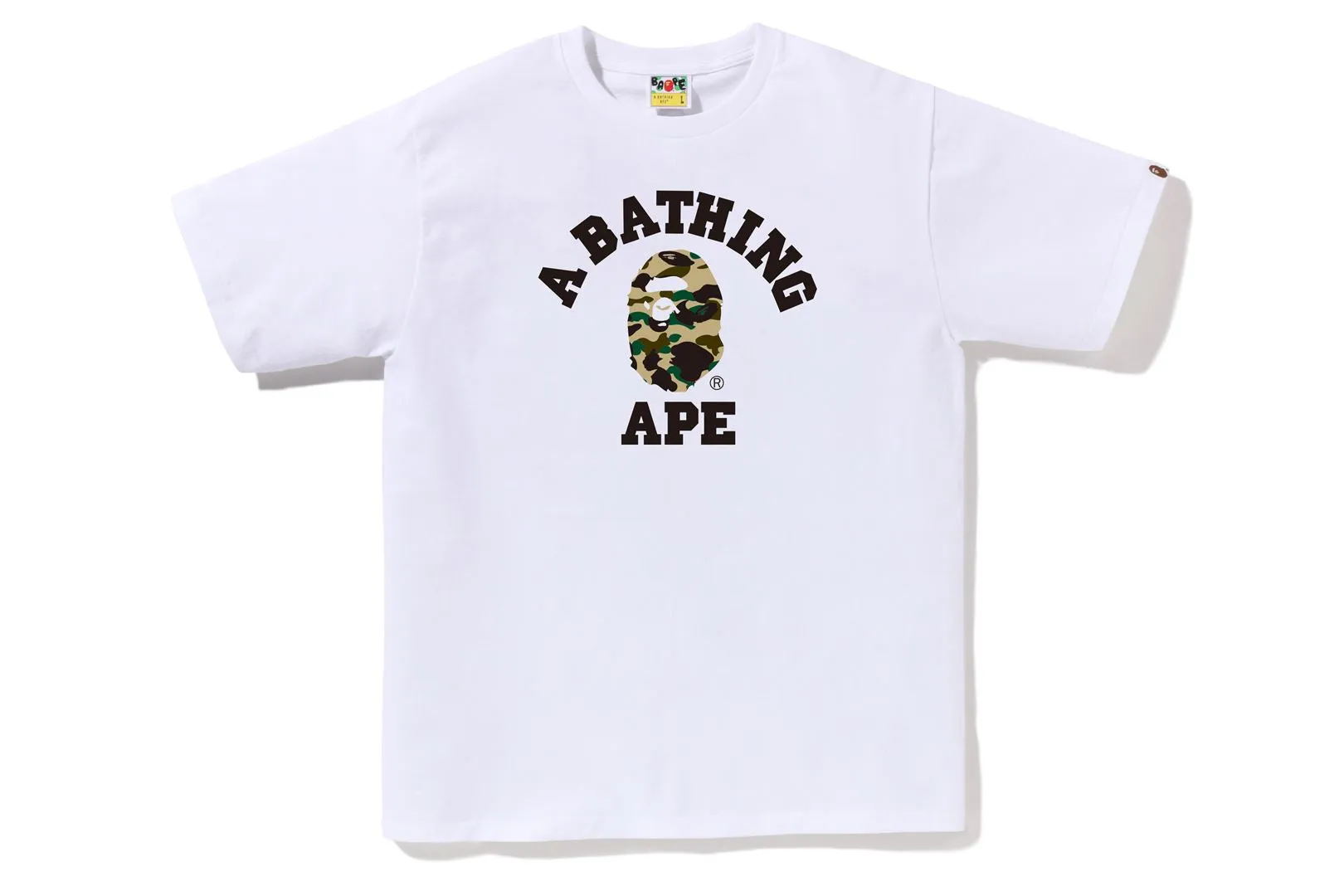 1ST CAMO COLLEGE TEE sold by Bape