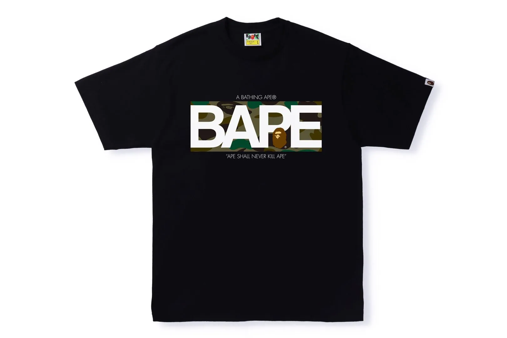 1ST CAMO BAPE LOGO TEE sold by Bape
