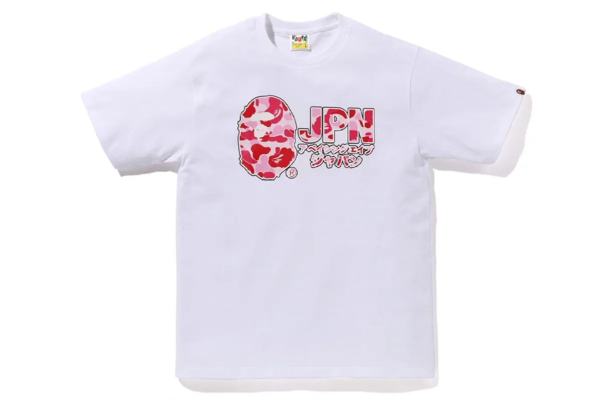ABC CAMO JPN KATAKANA TEE sold by Bape