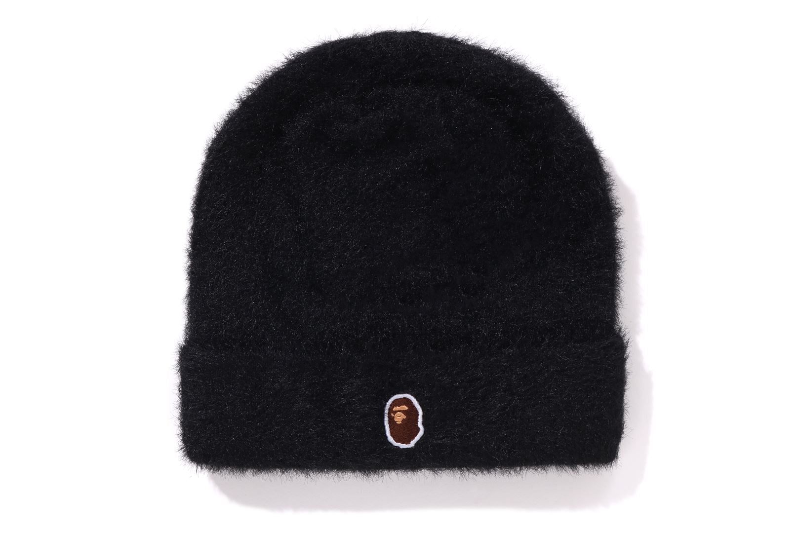 APE HEAD ONE POINT SHAGGY KNIT CAP sold by Bape