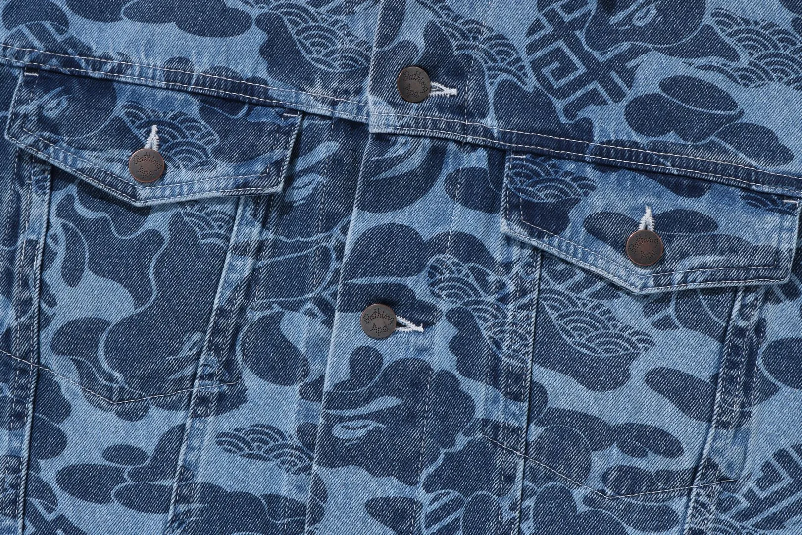 ASIA CAMO DENIM JACKET sold by Bape product image thumbnail 3