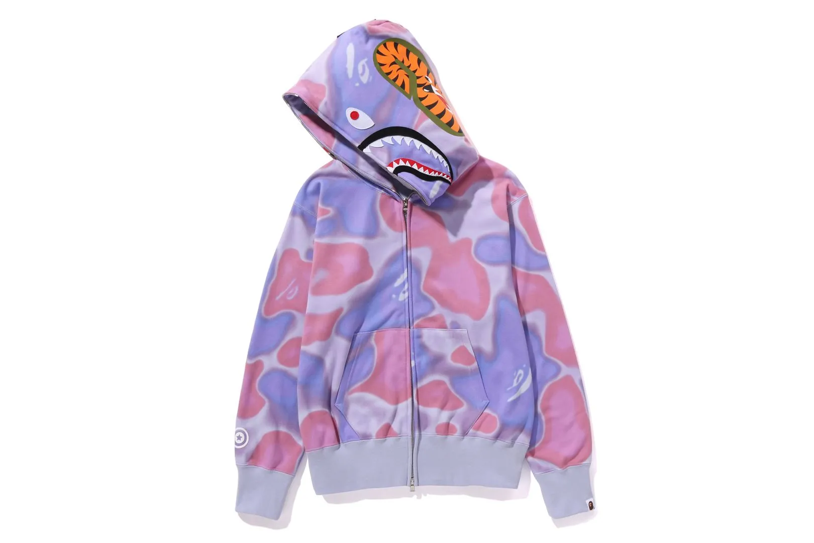 LIQUID CAMO SHARK FULL ZIP HOODIE sold by Bape product image thumbnail 2