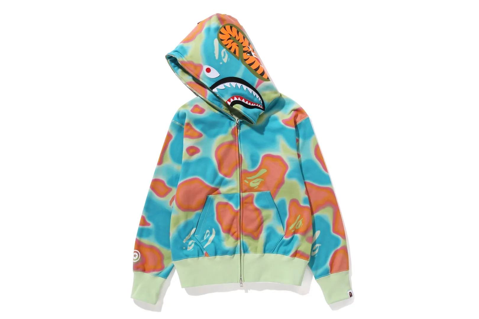 LIQUID CAMO SHARK FULL ZIP HOODIE sold by Bape product image thumbnail 4