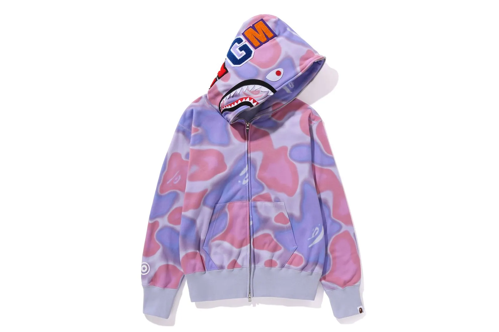 LIQUID CAMO SHARK FULL ZIP HOODIE sold by Bape