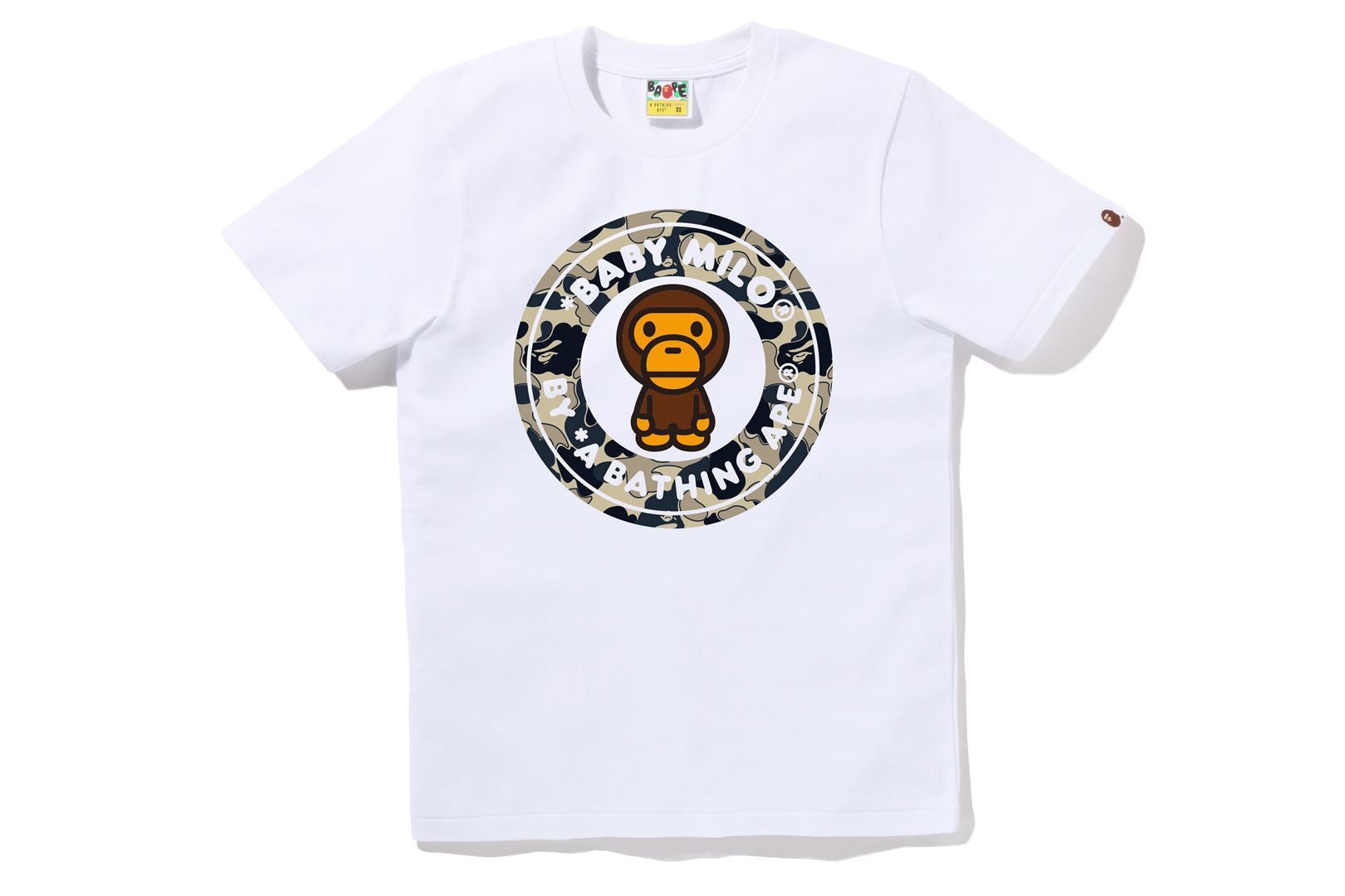 COOKIE CAMO 2 MILO BUSY WORKS TEE sold by Bape