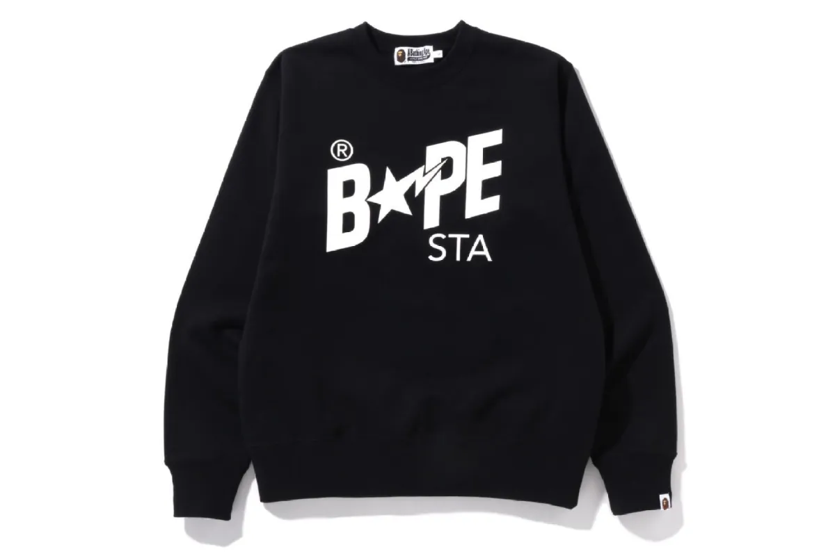 BAPE STA LOGO CREWNECK sold by Bape