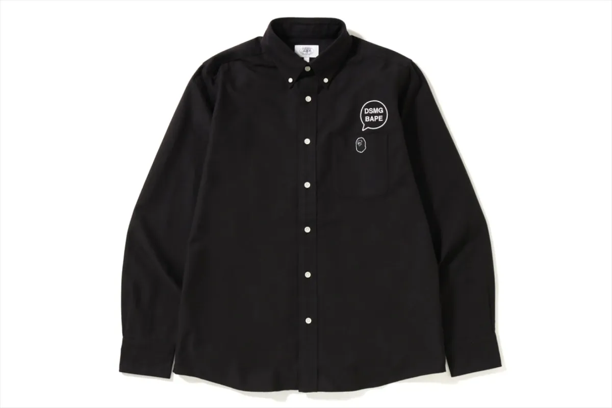 【 BAPE X DSMG 】OXFORD BD SHIRT sold by Bape
