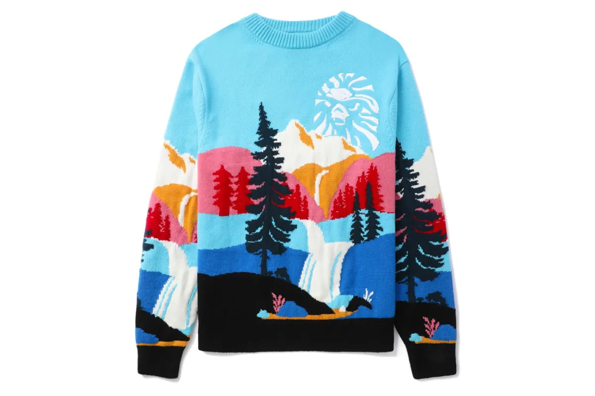 BAPE BLACK JACQUARD KNIT SWEATER sold by Bape