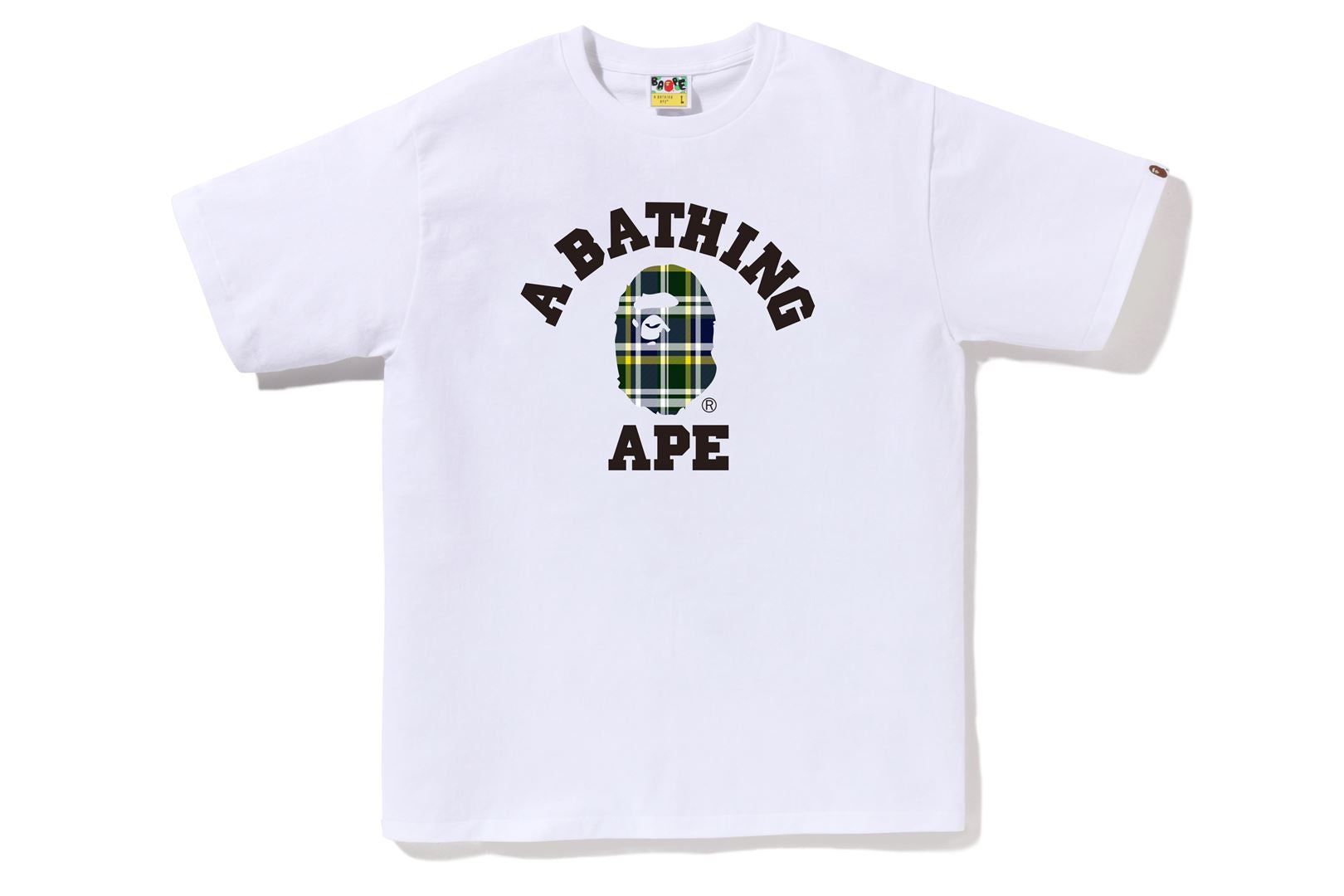 BAPE CHECK COLLEGE TEE sold by Bape