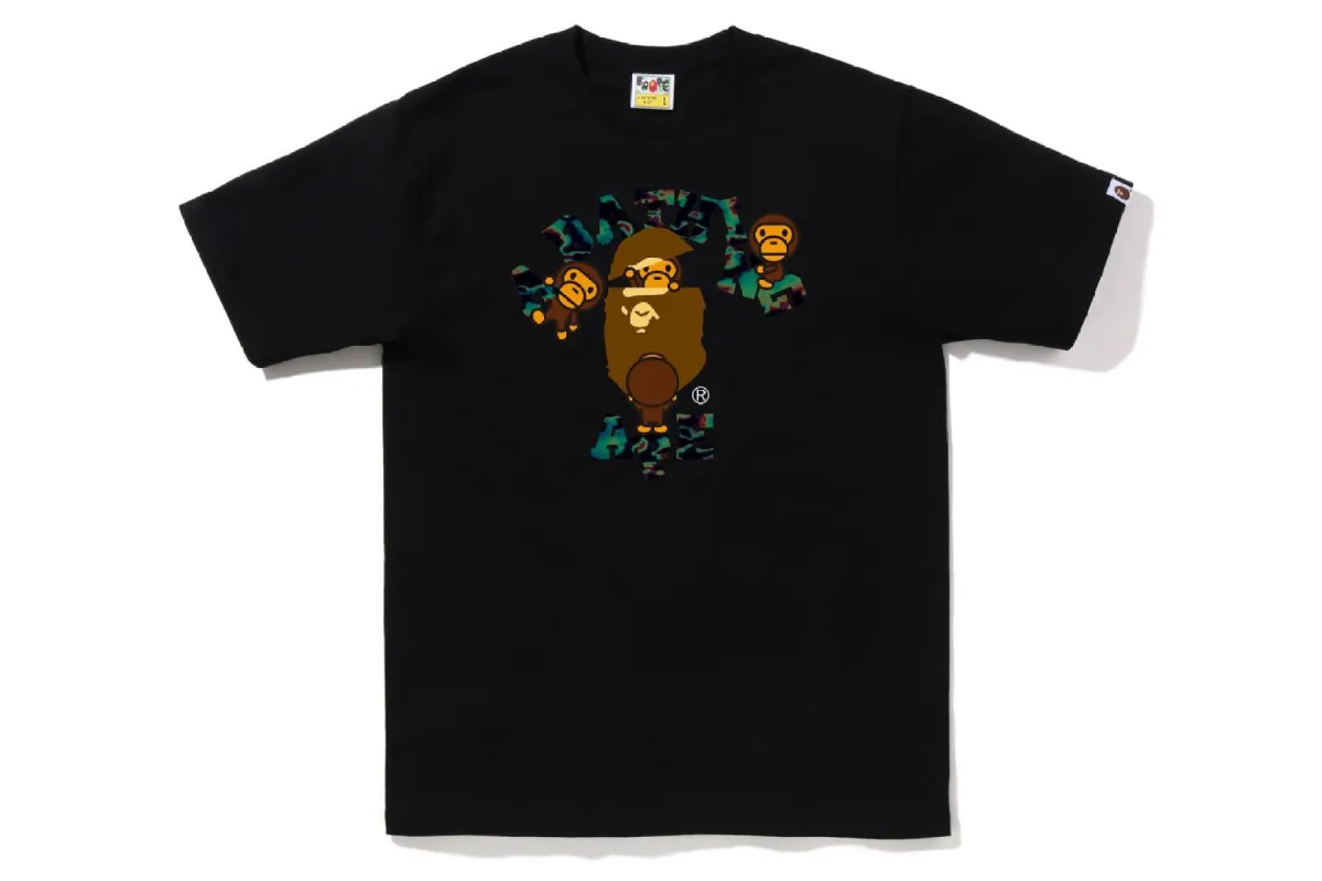 BAPE THERMOGRAPHY COLLEGE MILO TEE sold by Bape