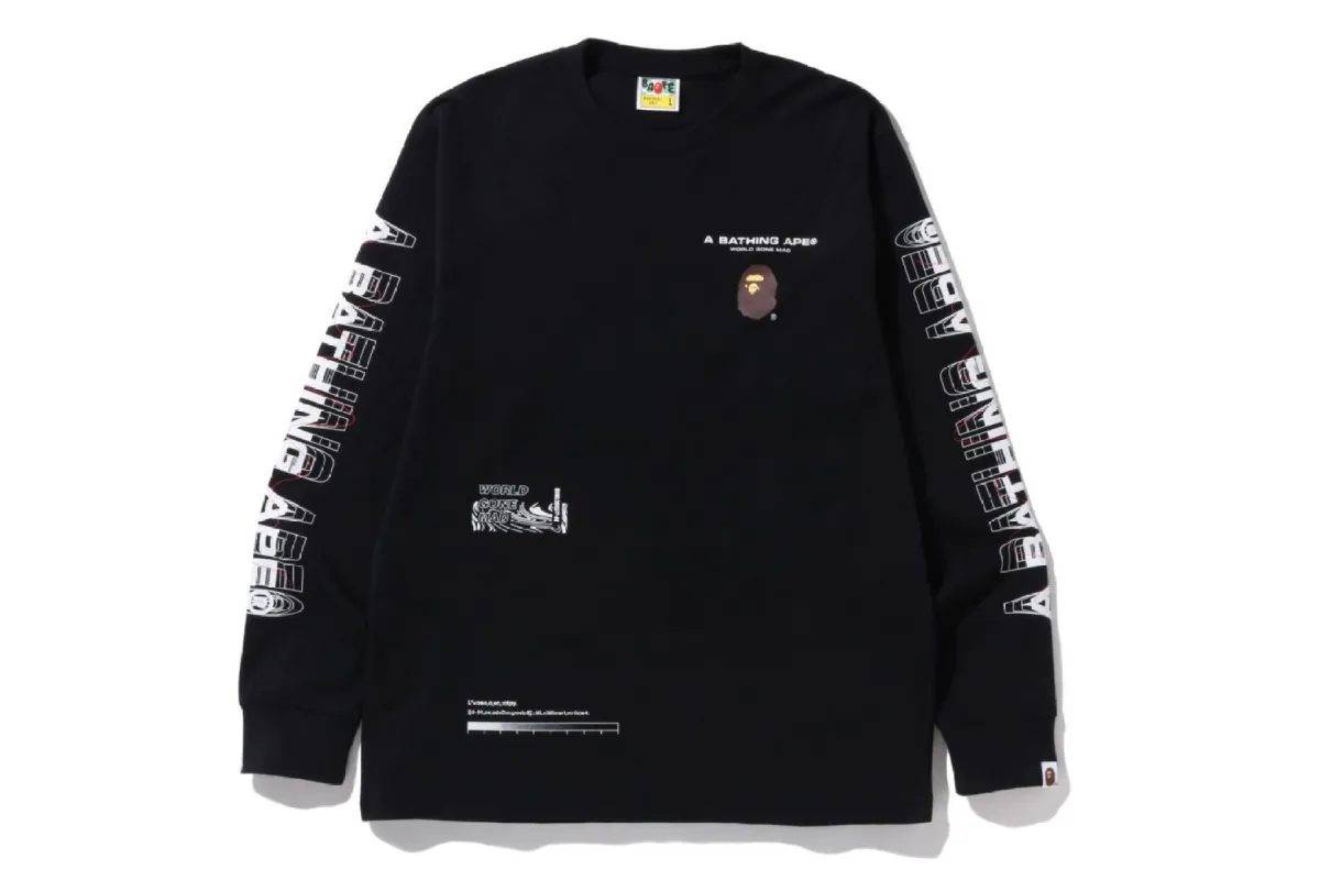 GRAPHIC #2 L/S TEE sold by Bape
