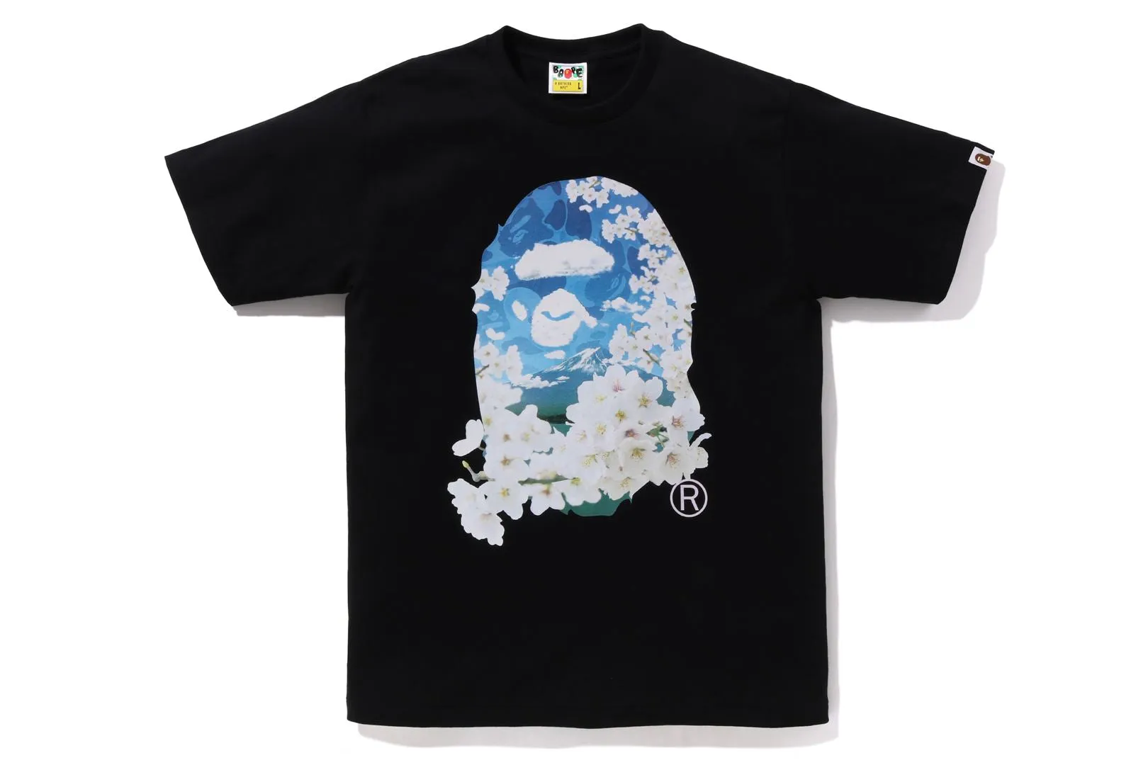 SAKURA PHOTO APE HEAD TEE sold by Bape