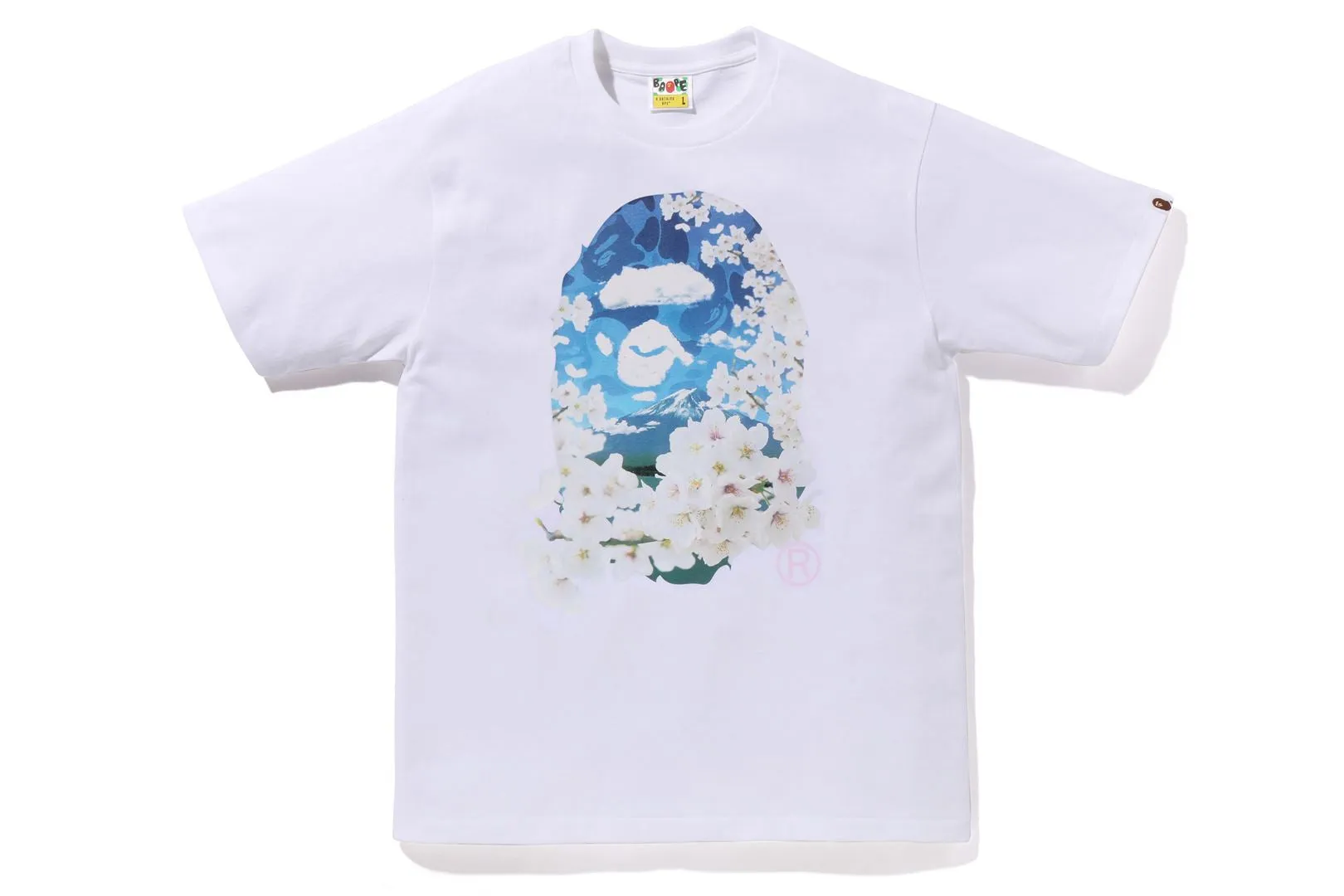 SAKURA PHOTO APE HEAD TEE sold by Bape product image thumbnail 5