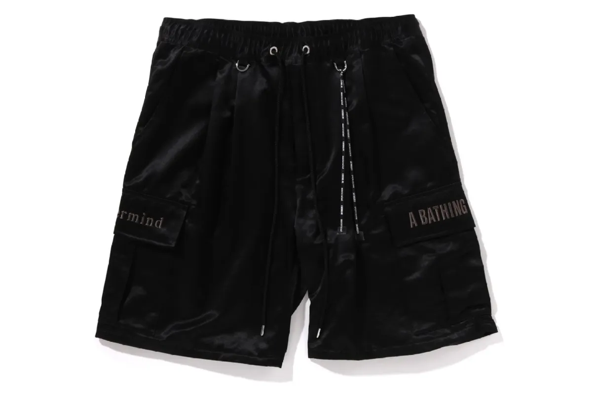 【 BAPE X MMJ 】 BAPE SATIN SHORTS M 13TH 2ND made by Bape