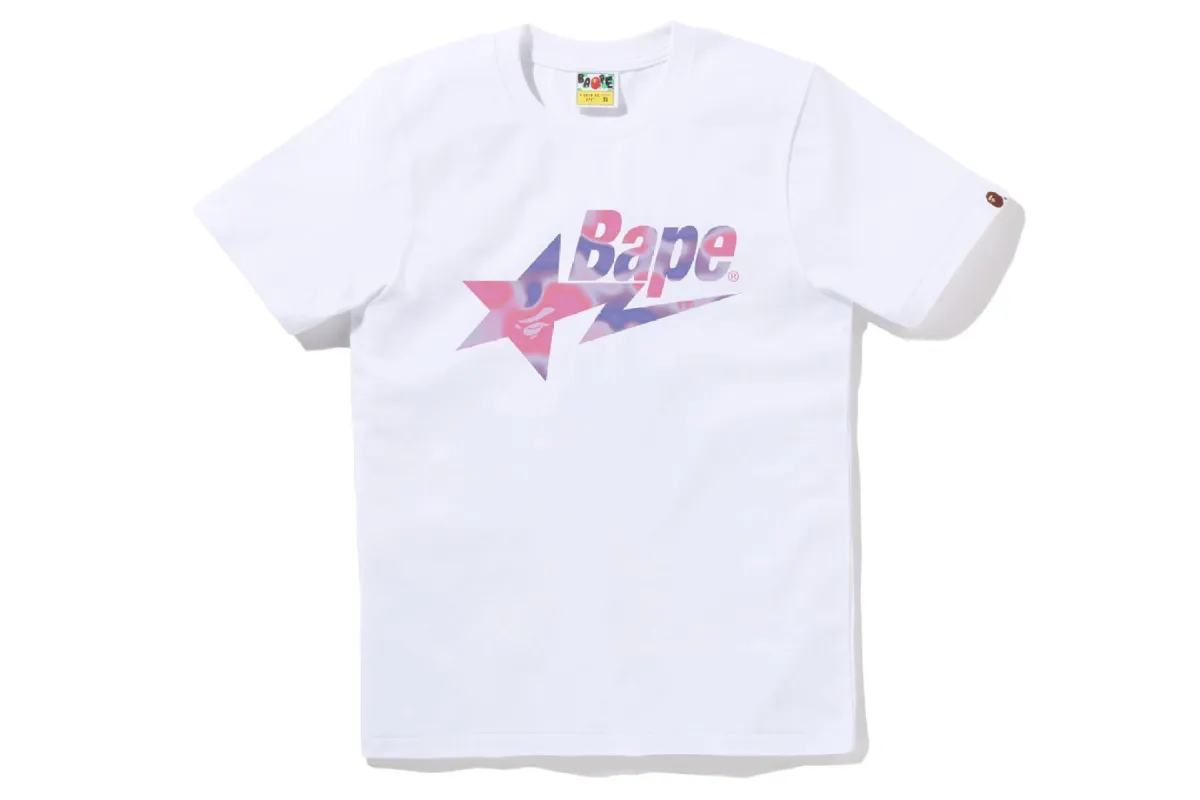 LIQUID CAMO BAPE STA LOGO TEE sold by Bape