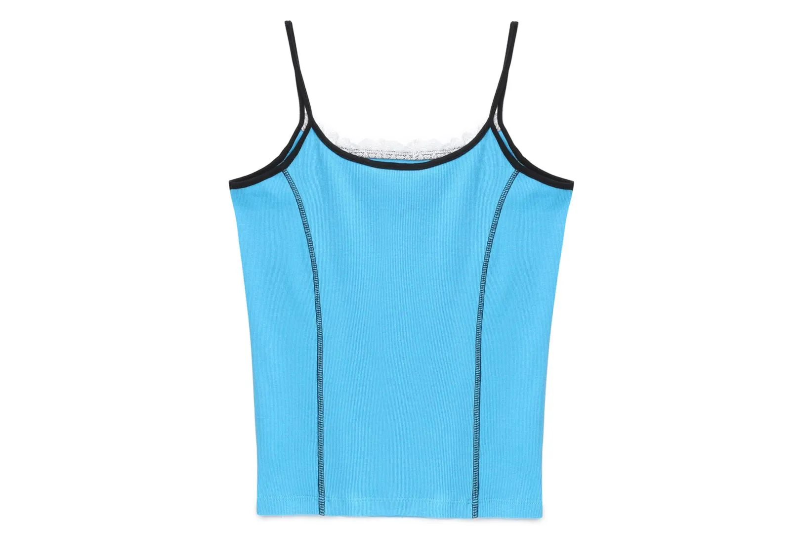 RIBBED LACE TRIMMED VEST sold by Bape product image thumbnail 2