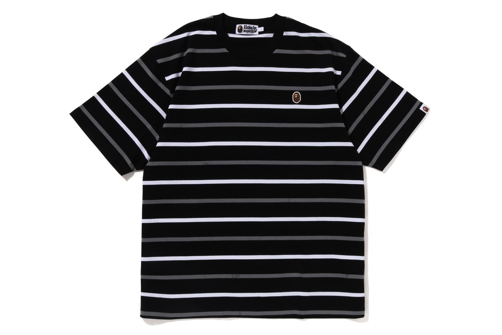 APE HEAD ONE POINT STRIPE TEE sold by Bape