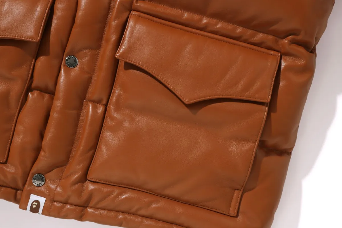 LEATHER CLASSIC DOWN JACKET | Parallel
